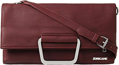 

Zoricane Women Casual Maroon PU Sling Bag