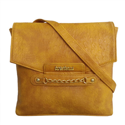 

Toteteca Women Casual Brown Genuine Leather Sling Bag