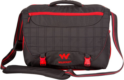 

Wildcraft Men Casual Black Polyester Messenger Bag