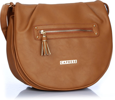 

Caprese Women Casual Brown Leatherette Sling Bag