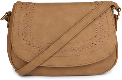 

Cappuccino Women Casual Brown Leatherette Sling Bag