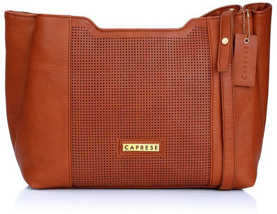 

Caprese Women Casual Brown Leatherette Sling Bag