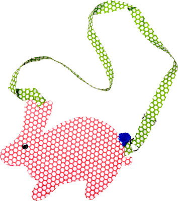 Always Kids Girls Casual Pink Cotton, Felt Sling Bag