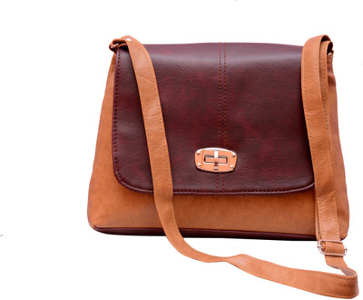 

LKC Women Casual Multicolor PU Sling Bag