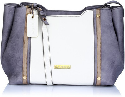 

Caprese Women Grey Leatherette Sling Bag