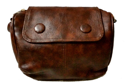 

Craveforit Girls Formal Brown PU Sling Bag