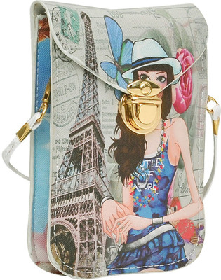 

Hawai Women Evening/Party Multicolor PU Sling Bag