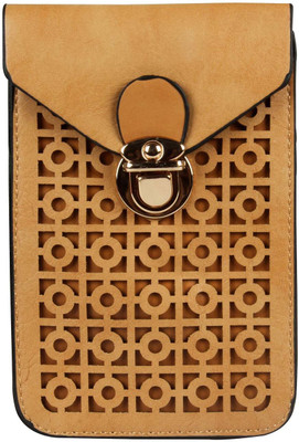 

Harp Women Casual Beige Leatherette Sling Bag