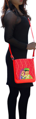 

The Ringmaster Women Casual Red PU Sling Bag