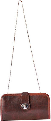 

Essart Women Casual Brown, Black PU Sling Bag, Black;brown
