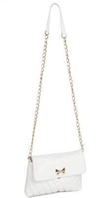 

Lychee Bags Women Evening/Party White PU Sling Bag