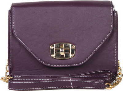 

Bern Women Casual Purple PU Sling Bag
