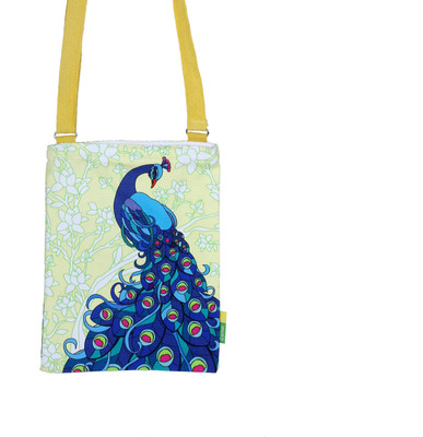 

Eco Corner Women Casual Yellow Cotton Sling Bag