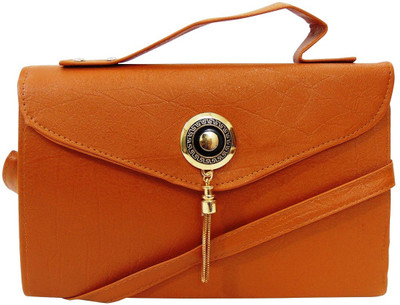 

Estoss Women Brown PU Sling Bag