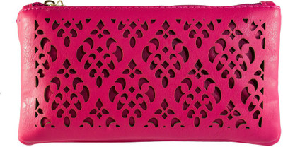 

Heels & Handles Women Casual Pink Leatherette Sling Bag