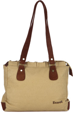 

Scout Women Casual Beige Canvas Shoulder Bag
