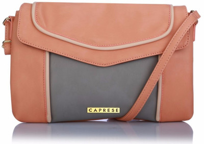 

Caprese Women Casual Pink Leatherette Sling Bag