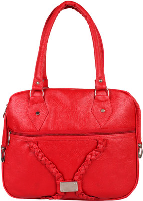 

Ayeshu Women Casual Red PU Satchel