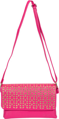

Starz Women Casual Pink PU Sling Bag