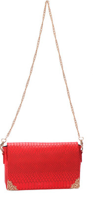 

The Zoya Life Women Evening/Party Red PU Sling Bag