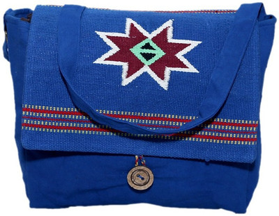 

Diwaah Women Casual Blue Cotton Sling Bag