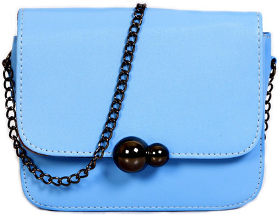 

Bags Craze Women Evening/Party Blue PU Sling Bag