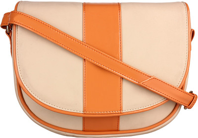 

Mastani Women Casual Beige PU Sling Bag