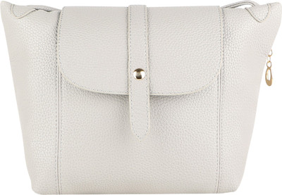 

Lino Perros Women Casual Grey Leatherette Sling Bag