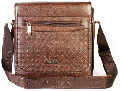 

Esbeda Men Formal Brown PU Sling Bag