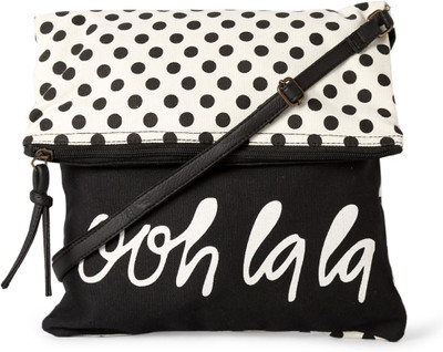 

People Women Casual White PU Sling Bag