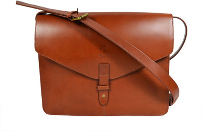 

Delphi Girls Casual Brown Genuine Leather Sling Bag