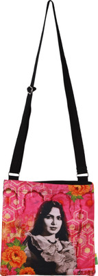 

Eco Corner Women Casual Pink Cotton Sling Bag