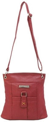 

Lino Perros Women Casual Red PU Sling Bag