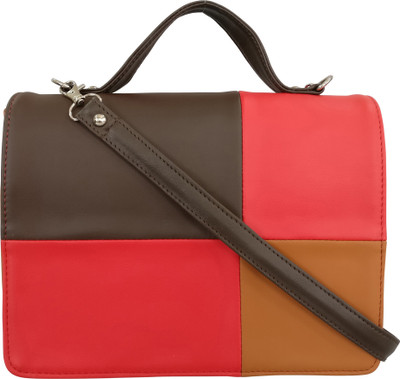 

Toteteca Bag Works Women Casual Multicolor PU Sling Bag