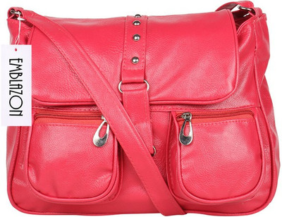 

Lambency Men & Women Casual Multicolor PU Sling Bag