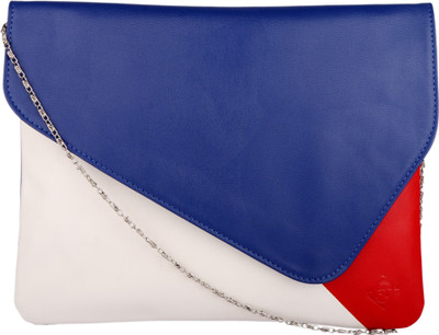 

Fine Arch Women Casual Blue PU Sling Bag