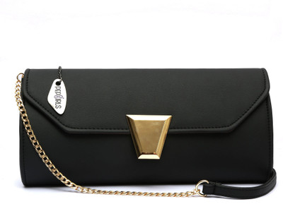 

Pepgirls Girls Evening/Party Black Leatherette Sling Bag