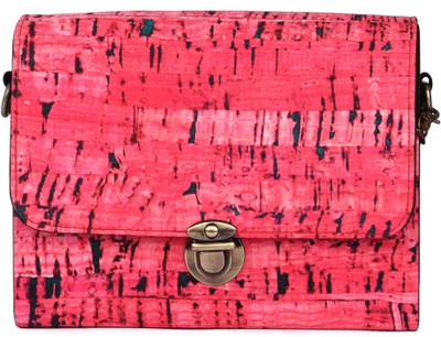 

Zoe Makhoa Women Casual Pink Silk Sling Bag