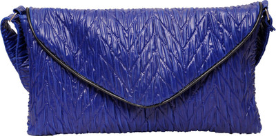 

Zakina Girls Blue Rexine Sling Bag