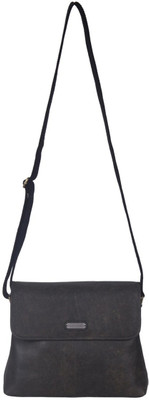 

Justanned Men Casual Grey Genuine Leather Sling Bag