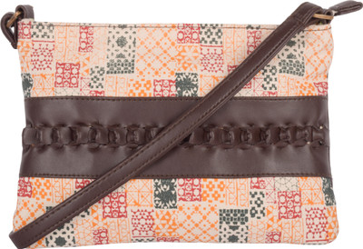 

Kanvas Katha Women Casual Multicolor Canvas Sling Bag