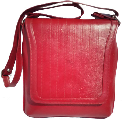 

Pranjali Men & Women Casual Red Genuine Leather Sling Bag