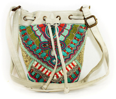 

Tiara Women Casual Multicolor PU Sling Bag