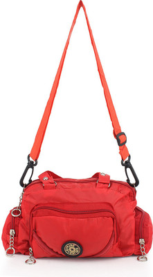 

Cottage Accessories Women Casual Red Canvas Sling Bag