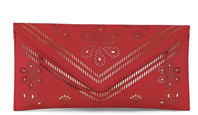 

Histeria Women Casual Red Leatherette Sling Bag