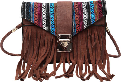 

Hawai Girls Evening/Party Multicolor PU Sling Bag
