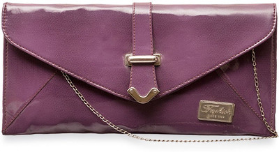 

Skyways Women Evening/Party Purple PU Clutch