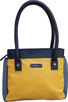 

Peperone Women Casual Yellow PU Hand-held Bag