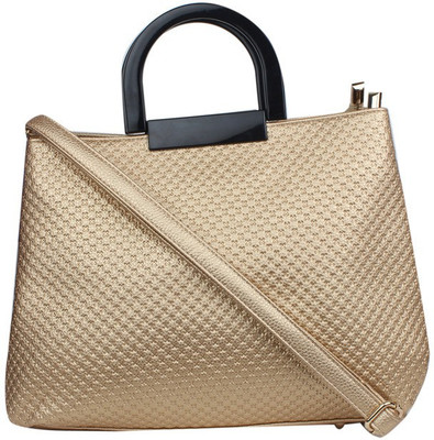 

Alvaro Castagnino Women Casual Gold PU Sling Bag