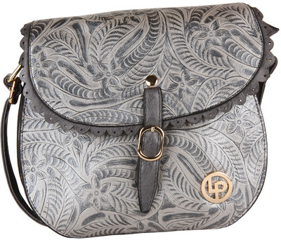 

Lino Perros Women Casual Grey PU Sling Bag